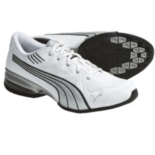Puma Tri-Run SL Running Shoes (For Men) in White/Silver Metallic/Black - Closeouts