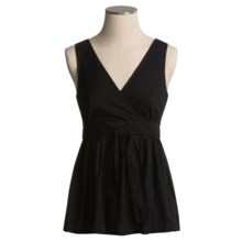 Pura Vida Simple Pleasure Blouse - Cotton, Sleeveless (For Women) in Black - Closeouts