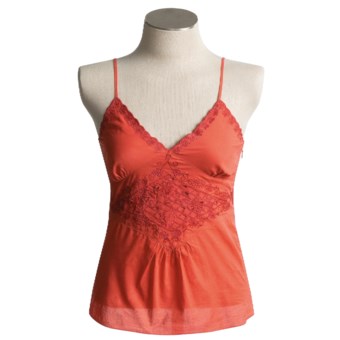 Pura Vida Sunrise Happy Camisole - Spaghetti Strap (For Women) in Orange
