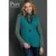 Pure Handknit Kami Button Sweater Vest (For Women)
