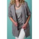 Pure Handknit Spirit in the Sky Cardigan Sweater - Elbow Sleeve (For Women)