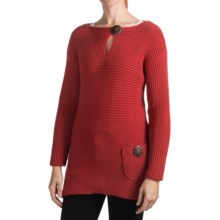 Pure Handknit Suzdal Pullover (For Women) in Daytripper Red - Closeouts