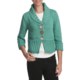 Pure Handknit Tuesday Afternoon Crop Cardigan Sweater (For Women)