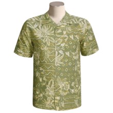 Quiksilver Bonriki Shirt - Silk-Cotton, Short Sleeve (For Men) in Seagrass - Closeouts