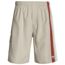 Quiksilver Comp Stripe Volley Shorts (For Men) in Sandstone - Closeouts