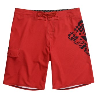 Quiksilver Interceptor 21 Board Shorts (For Men) in Red