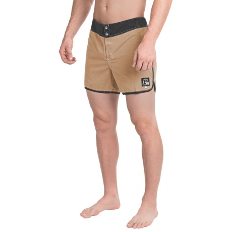 Quiksilver Original Scallop Boardshorts Touch Fasten Fly For Men