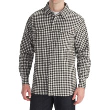 Quiksilver Prospect Ave Plaid Shirt - Long Sleeve (For Men) in Dark Brown - Closeouts