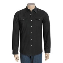 Quiksilver Rondalino Shirt - Long Sleeve (For Men) in Dark Charcoal - Closeouts