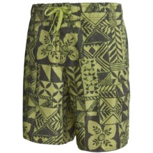 Quiksilver Tapama Volley Shorts (For Men) in Green - Closeouts