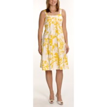 R & K Printed Sundress - Sleeveless (For Women) in Yellow - Closeouts