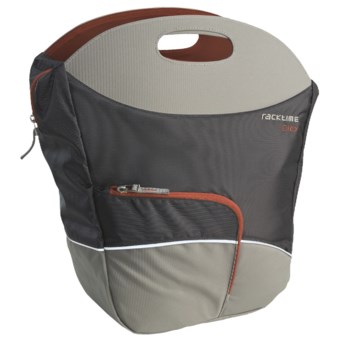 Racktime Buy-It Tote Pannier Bike Bag in Cobbelstone Grey/Asphalt