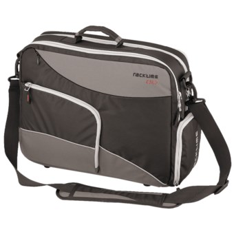 Racktime Work-It Shoulder Bag Bike Pannier in Asphalt Grey/Black