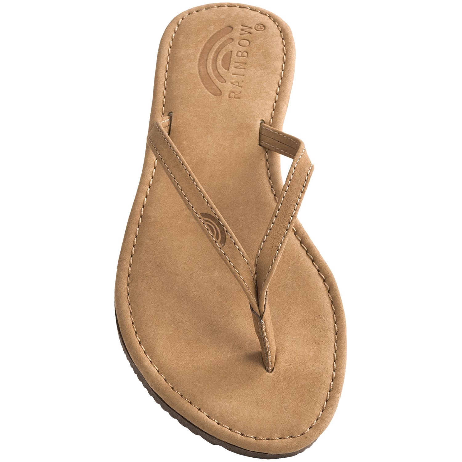 rainbow sandals cognac