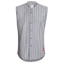 Rawlings Change Up Baseball Jersey - Sleeveless (For Men and Women) in Dodger Grey/Royal - Closeouts
