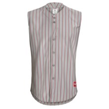 Rawlings Change Up Baseball Jersey - Sleeveless (For Men and Women) in Dodger Grey/Scarlet - Closeouts