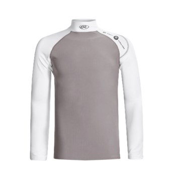 Rawlings Power Balance Arctic Fusion Compression Top - Long Sleeve (For Men) in White