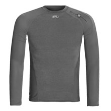 Rawlings Power Balance Heat Fusion Compression Shirt - Long Sleeve (For Men) in Athletic Grey - Closeouts