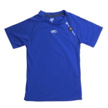Rawlings Power Balance Heat Fusion Tech T-Shirt - Short Sleeve (For Youth Boys) in Royal - Closeouts