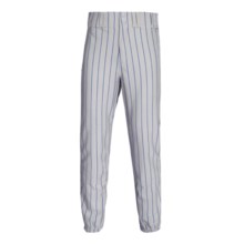 Rawlings Pro Weight Pinstripe Baseball Pants (For Men and Women) in Dodger Grey/Royal - Closeouts