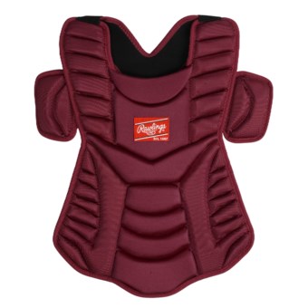 Rawlings Workhorse 17" Chest Protector (For Men and Women) in Cardinal