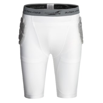 Rawlings Zoombang Compression Padded Girdle Shorts (For Men) in White