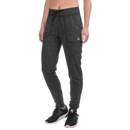 black knit joggers