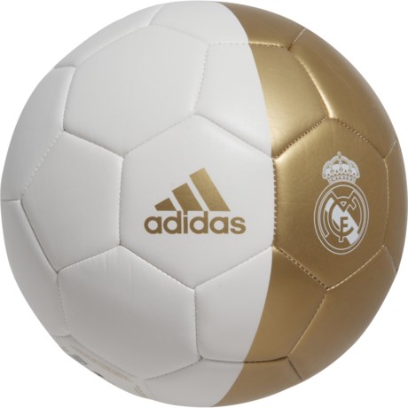 UPC 192616665961 product image for Real Madrid Capitano Soccer Ball- Size 3 - WHITE/DARK FOOTBALL GOLD ( ) | upcitemdb.com