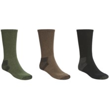 Realtree Crew Socks - 3-Pack (For Men) in Black/Brown/Olive - Closeouts
