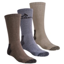Realtree Crew Socks - 3-Pack (For Men) in Brown/Tan/Blue - Closeouts