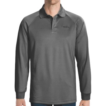 Redington Campbell River Polo Shirt - Long Sleeve (For Men) in Slate