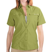 Redington Coastal Technical Guide Shirt - UPF 30+, Short Sleeve (For Women) in Turtle Green - Closeouts