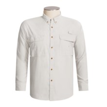 Redington Gasparilla Dri-Block Fishing Shirt - UPF 30+, Long Sleeve (For Men) in Bone - Closeouts