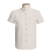 Redington Gasparilla Dri-Block Fishing Shirt - UPF 30+, Short Sleeve (For Men) in Bone - Closeouts
