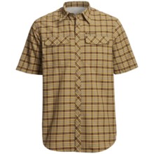 Redington Grizzly Plaid Shirt - UPF 50+, Short Sleeve (For Men) in Brown Ale Plaid - Closeouts