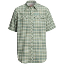 Redington Grizzly Plaid Shirt - UPF 50+, Short Sleeve (For Men) in Green Drift Plaid - Closeouts