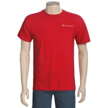 Redington Logo Cotton T-Shirt - Short Sleeve (For Men) in Red Snapper - Closeouts