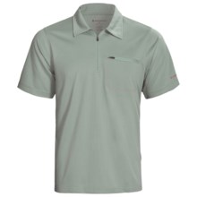 Redington Mazama Fishing Polo Shirt - UPF 30+, Zip Neck, Short Sleeve (For Men) in Seal - Closeouts