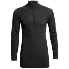 Redington RediLayer Base Layer Top - Merino Wool/Nylon, Neck Zip (For Men) in Black - Closeouts