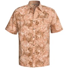 Redington Tarpon Batik Shirt - Short Sleeve (For Men) in Rust - Closeouts