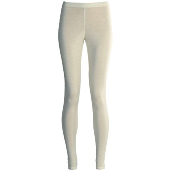 RedRam by Icebreaker Merino Wool Base Layer Leggings - Lightweight (For Women) in Snow