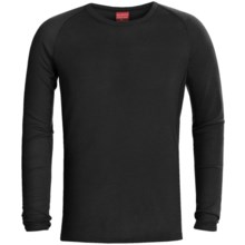 RedRam by Icebreaker Merino Wool Base Layer Top - Lightweight, Long Sleeve (For Men) in Black - Closeouts