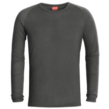 RedRam by Icebreaker Merino Wool Base Layer Top - Lightweight, Long Sleeve (For Men) in Charcoal - Closeouts