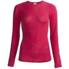 RedRam by Icebreaker Merino Wool Base Layer Top - Lightweight, Long Sleeve (For Women) in Lobster - Closeouts