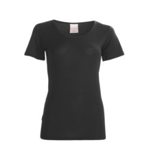 RedRam by Icebreaker Merino Wool Base Layer Top - Lightweight, Short Sleeve (For Women) in Black - Closeouts
