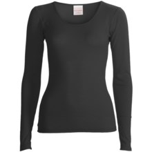 RedRam by Icebreaker Merino Wool Base Layer Top - Long Sleeve (For Women) in Black - Closeouts