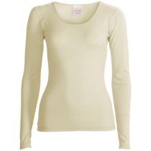 RedRam by Icebreaker Merino Wool Base Layer Top - Long Sleeve (For Women) in Snow - Closeouts