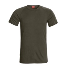RedRam by Icebreaker Merino Wool Base Layer Top - Short Sleeve (For Men) in Camo - Closeouts