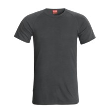 RedRam by Icebreaker Merino Wool Base Layer Top - Short Sleeve (For Men) in Charcoal - Closeouts