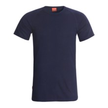 RedRam by Icebreaker Merino Wool Base Layer Top - Short Sleeve (For Men) in Navy - Closeouts